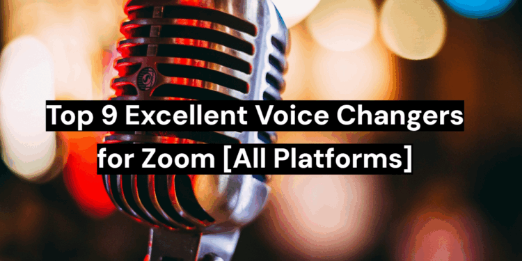 Ideal 9 Excellent Voice Changers for Zoom [All Platforms]